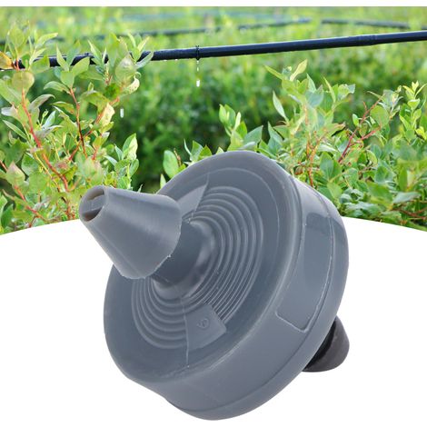 Kit de riego por goteo con compensación de presión de 4 litros, 100 piezas, de plástico con manguera de 4/7 mm para jardines e invernaderos. (1/5)
