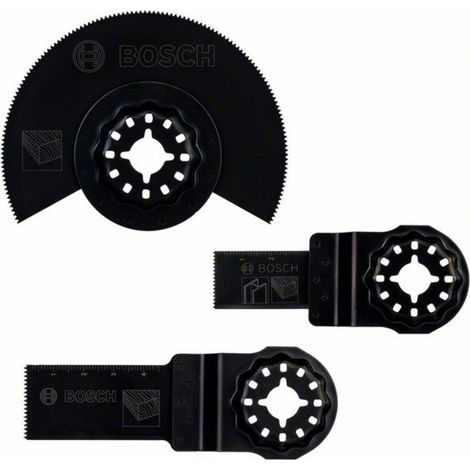 Bosch Starlock Starter-Set Holz, 3-teilig, für Multifunktionsgeräte (1/5)
