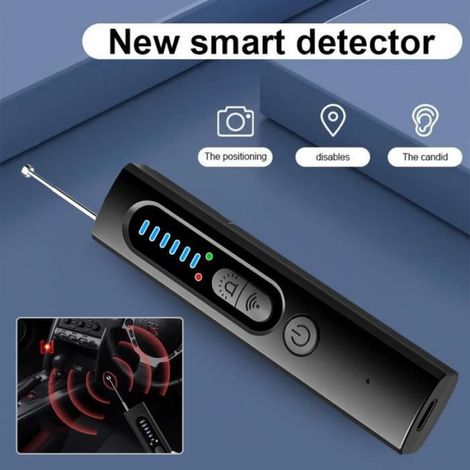 Détecteur Caméra Cachée - 1 MHz à 6,5 GHz - 6 Niveaux Sensibilité - Mode Son et Vibration - Portable Stylo - 25 H Autonomie - 1 Pièce (1/4)
