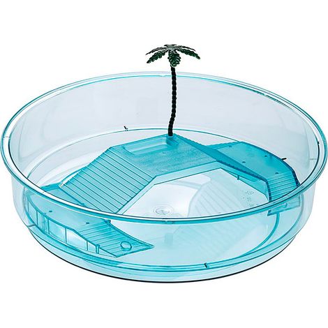 Ferplast OASI Vaschetta di plastica per piccole tartarughe. Variante OASI - Misure: Ø 34.5 x 9.5 cm -