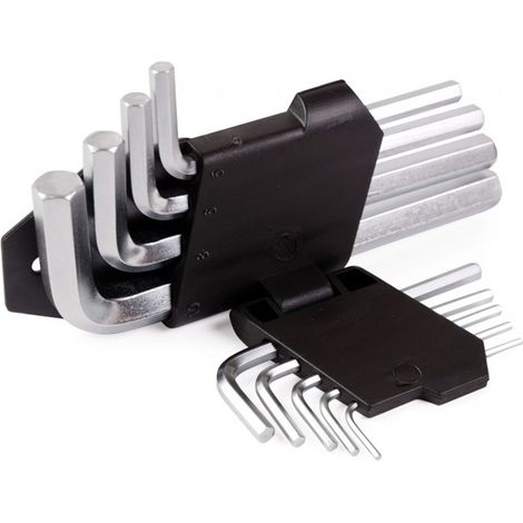 Juego de llaves Allen tipo L de 1,5 a 10 mm (9 unidades) (1/4)