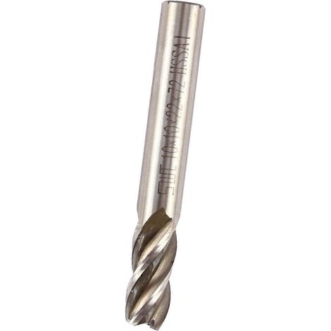 Hochwertiger 4-12 mm HSS CNC-Schaftfräser mit geradem Schaft und 4 Schneiden (1/4)