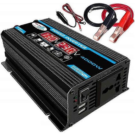 Automatisches Ladegerät, modifizierter Sinus-Wechselrichter 4000W DC 12V auf AC 220/110V Wechselrichter (1/5)