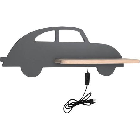 Applique Candellux CAR gris/bois LED 4W 4000K 250lm (1/3)