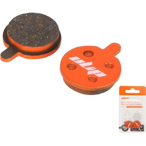 Les plaquettes de frein à disque multi-métaux orange Ulip sont adaptées aux pièces de friction des trottinettes électriques Xiaomi Pro. (1/4)