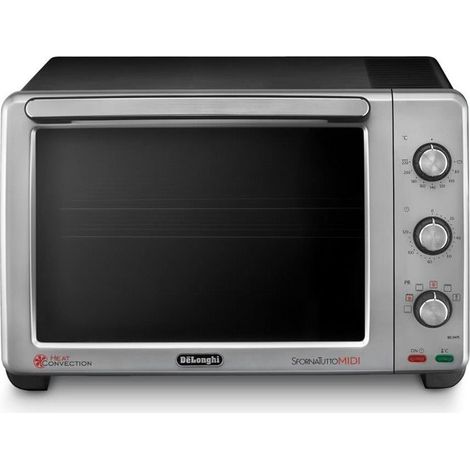 DeLonghi Elektroofen EO24752 Backofen 24 L 1800 W Silber (1/2)