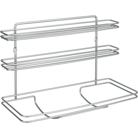 MENSOLA 3 PIANI PORTA ROTOLI CUCINA CM 33X14X23 PO (1/3)