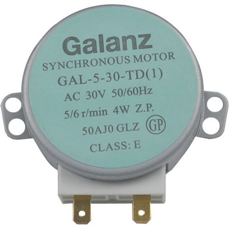 Moteur synchrone de tourne-disque GAL-5-30-TD 30 V 4 W pour accessoires de micro-ondes Galan.z (1/4)