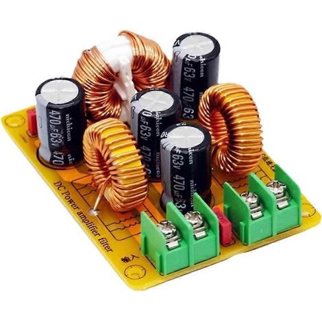 LC-EMI-Tiefpassfilterplatine für Schaltnetzteile, HiFi-Hochfrequenzfilter, Restwelligkeitsfilter für 4-A-Verstärker (1/5)