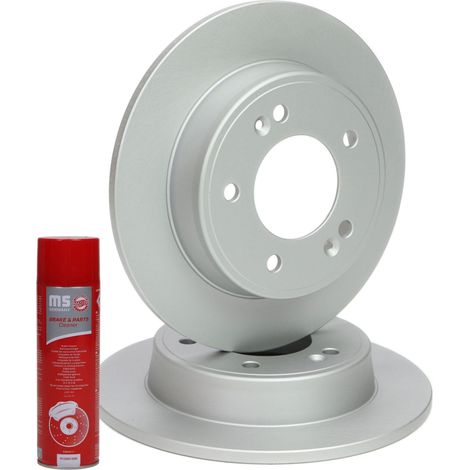DISCOS DE FRENO ""MS"" 2 uds. TRASERO IZQUIERDO HYUNDAI CRETA, ELANTRA, KONA, VELOSTER, KIA SOUL II 1.0-2.0 02. (1/3)