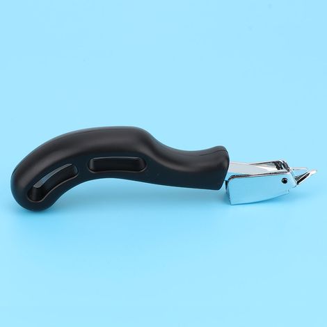 Agrafeuse à tête en acier au carbone avec manche noir - Outil de bureau (1/5)