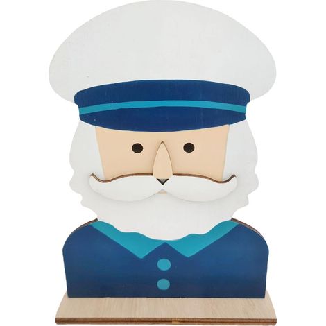 Ornement En Bois - Décoration Marine Pour Bureau Et Intérieur - Style Été Naval - Ornement De Table - 1 Pièce (1/5)