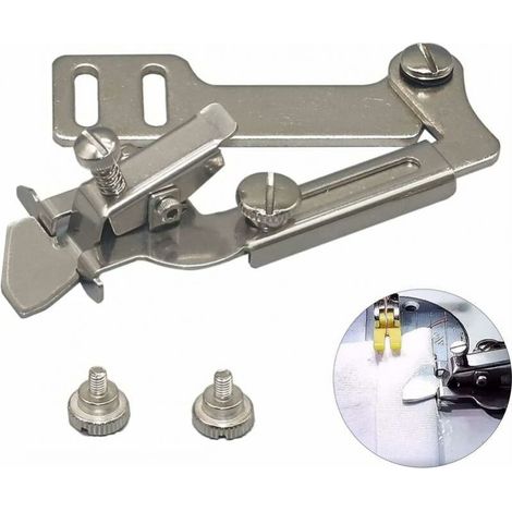 Sewing Machine Binding - Rolled Hem Presser Foot - Sewing Machine Binding - Adjustable Presser Foot - Stainless Steel Sewing Machine Foot,Suitable for Regular Sewing Machines (1/5)