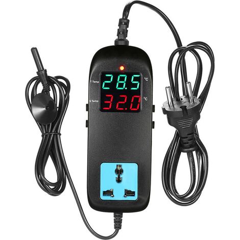 Termostato elettronico intelligente MH-2000 con display digitale e cavo di alimentazione Visualizzazione della temperatura