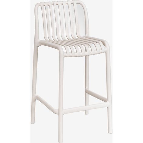 Pack di 4 sgabelli alti da giardino impilabili in polipropilene Wendell SKLUM (1/5)