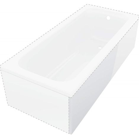 Deante Prizma panel bañera blanco 180x56 cm