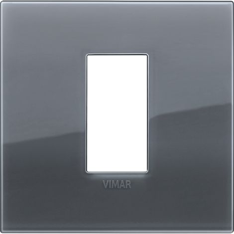 VIMAR - 19641.61 Placa clásica 1M Gris humo Reflex