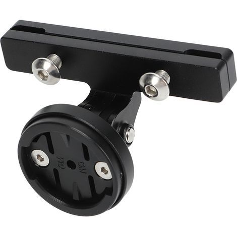 Support de fixation pour lampe arrière vélo, adaptable sur tige ou rail de selle, compatible Garmin Varia et Edge, accessoire cyclisme. (1/5)
