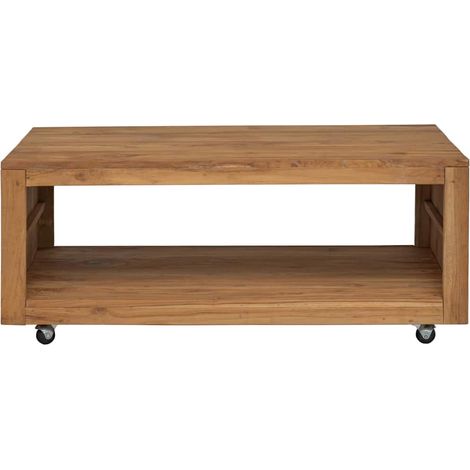 Maison Exclusive - Table basse 110x60x40 cm bois de teck massif (1/5)