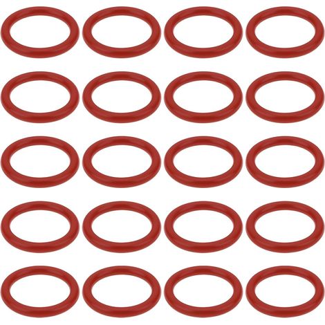 Lot de 20 Joints Toriques en Silicone pour Refroidisseur d'eau Filetage G1/4 Compatible avec G1/4le connecteur de Tuyau d'eau à Filetage Externe (1/5)