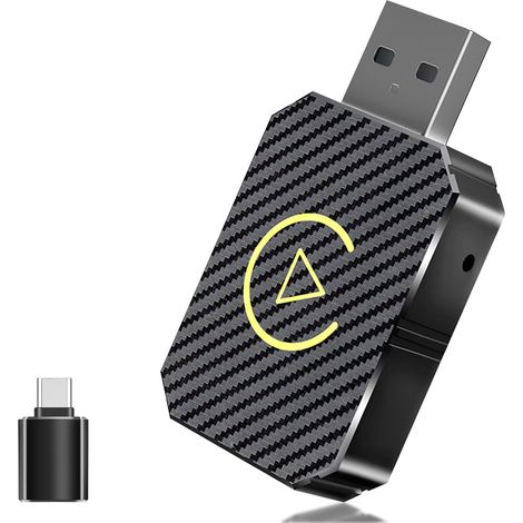 Adaptador inalámbrico para Android Auto y Carplay, 2 en 1, compatible con coches a partir de 2016 y teléfonos iOS 10 y Android 11. (1/5)