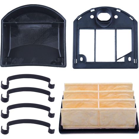 Ensemble de filtre à air incl. Base de couverture pour tronçonneuses Husqvarna 268 272 Xp 503 44 69 01,503 44 68 01,503 44 72 03 (1/5)