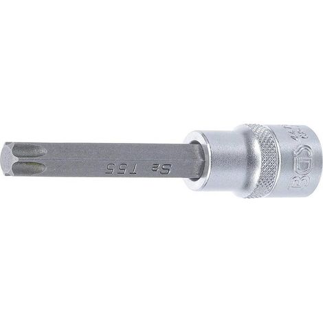 Douille à Embouts 100 mm - 12,5 mm (1/2) Profil Torx T55 - Précision et Robustesse, Acier - D-Work (1/5)