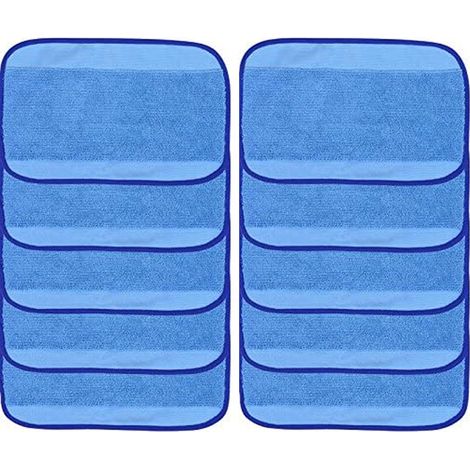 Chiffons de nettoyage de remplacement en microfibre, tampons de vadrouille compatibles avec les aspirateurs robotiques iRobot 380t/320/4200/5200C (ensemble de 10 pièces) (1/5)