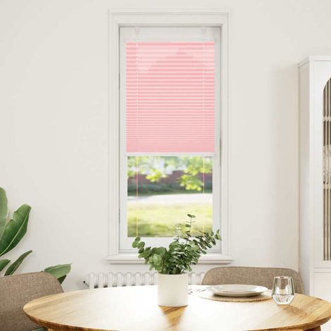 Maison Exclusive - Tenda Plissettata Rosa 40x150 cm Larghezza Tessuto 39,4 cm