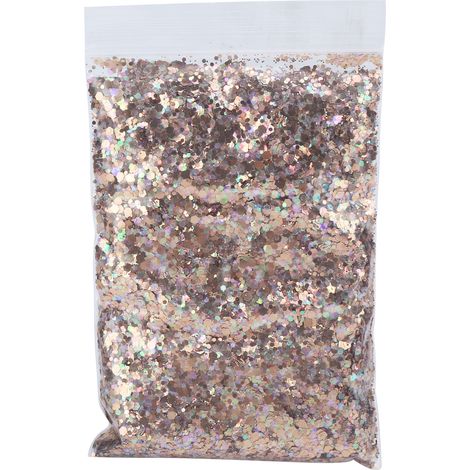 Nail Glitter PET Dream Bronze Color Hexagonal Resin Sequin for Make Up Nail Art MHB‑22400 (1/5)