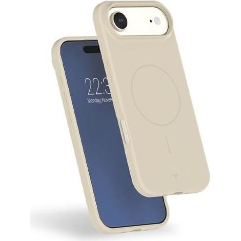 Étui MagSafe pour iPhone Air - Silicone renforcé - Beige (1/4)