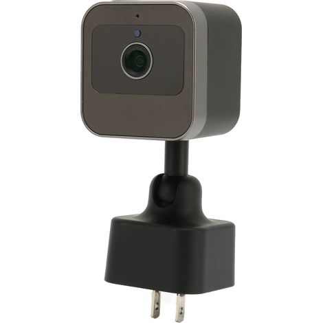 Caméra de sécurité WiFi 1080p HD, Plug and Play, sans fil, avec affichage de l'heure, prise US 100-240 V (1/5)