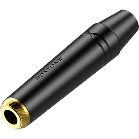 Presa jack stereo da 6,3 mm per cavo Roxtone RJ3FPP-BG (1/3)