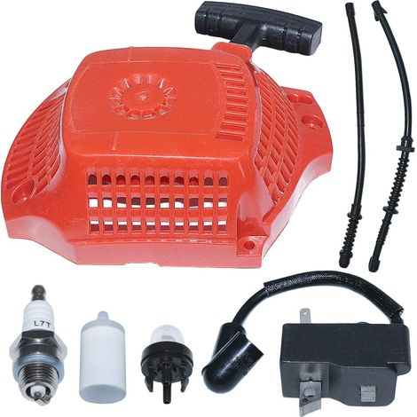 504597002 544243801 Kit de bobine d'allumage avec lanceur à rappel pour tronçonneuse Husqvarna 435 440 (1/5)