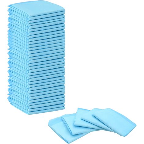 vidaXL Non-woven Fabric Pet Training Pad 50 pcs 60 x 45 cm