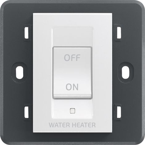 VIMAR - 20017.WH.B Interrupteur chauffe-eau 2P 32A, blanc