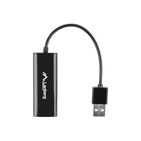 Scheda di rete Lanberg USB 2.0 - RJ-45 100Mb su cavo (1/2)