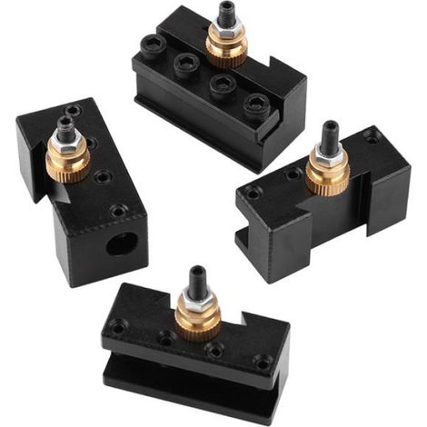 1 Ensemble porte-outils à changement rapide, support tige outil, haute précision rigidité, pour mini-tour usinage (1/5)