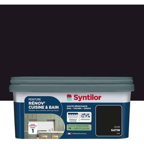 SYNTILOR Renov' vernice per mobili da cucina e da bagno nero satinato 2l SYNTILOR