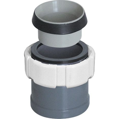 Manguito de unión con tuerca loca instalación mixta, asiento cónico y plano A-12 - RIUVERT Medidas: Ø1.1/2" x 40 mm