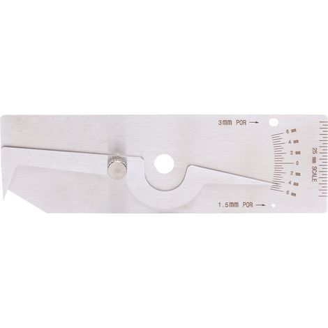 Jauge de Soudure en Acier Inoxydable pour Contrôle de Soudure et Mesure de Soudage (1/5)