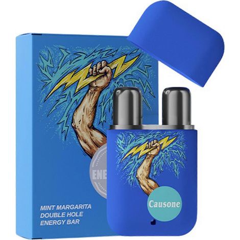 Barre énergétique naturelle et inhalateur nasal d'aromathérapie - Menthe poivrée pure et biologique pour un usage quotidien, enfants, adultes et conduite BoostMint (1/5)