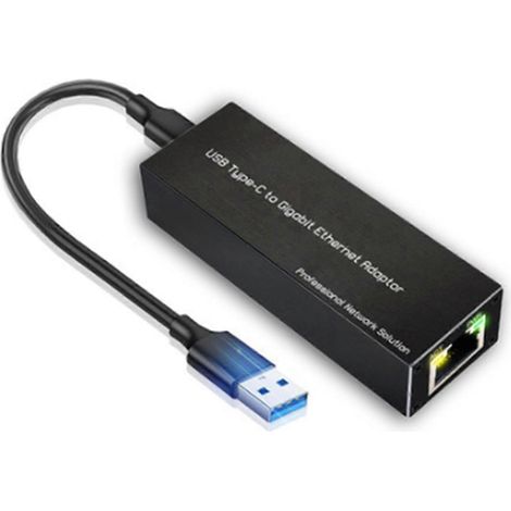 Adaptateur Ethernet Gigabit USB-C vers RJ45 Type-C vers RJ45-A 1000 Mbps (1/5)