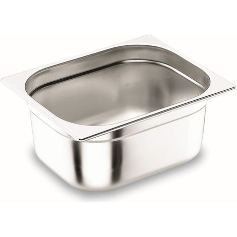 LACOR 66255Z - Vaschetta 1/9 in Acciaio Inox, 176 x 108 x 100 cm