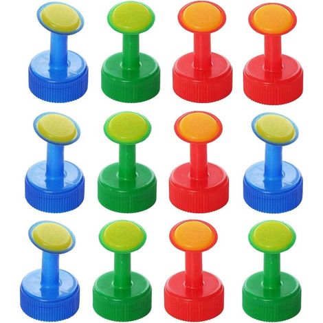 Lot de 12 bouchons d'arrosoir en plastique pour arrosoir en plastique pour arrosoir pour bouteille d'arrosage pour arrosoir en plastique pour semis de bonsaï