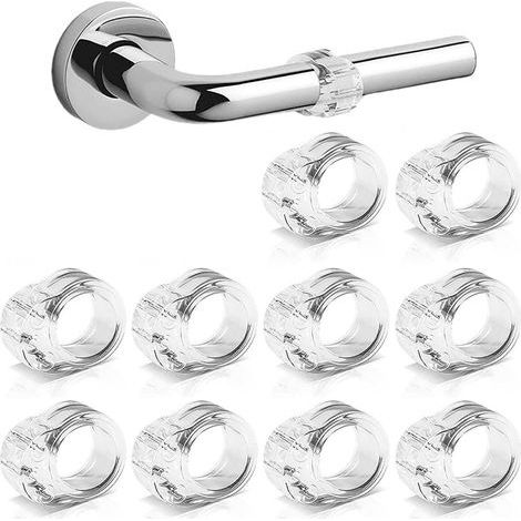Protection Poignee Porte Lot de 10,Butee de Porte interieur butée porte amortisseur porte Pour protéger l'intégrité des murs Meubles (1/5)