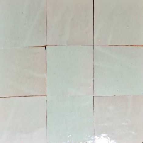 Carrelage sol et mur BEJMAT TRADITIONNEL GIOIA artisanal manuel marocain CARRE 10x10cm  Caraïbes - 47  Caraïbes - 47 -  - boîte de 1 m2