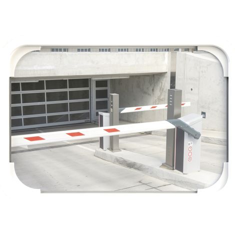 Specchio multifunzionale H400xL600mm in plastica, bianco 15m