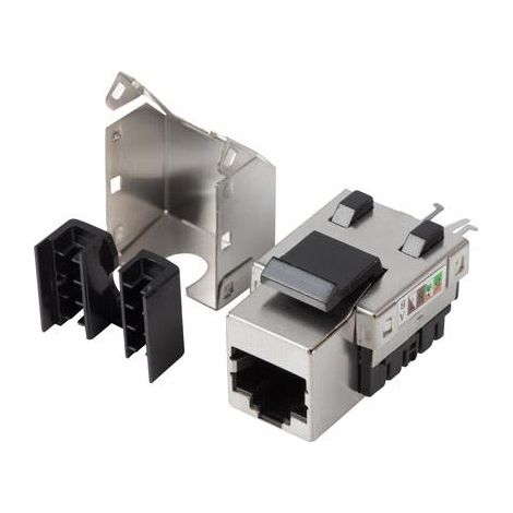 Lanberg Keystone-Modul RJ45-Buchse - LSA FTP Kat. 6 90° für Montagebox (1/4)
