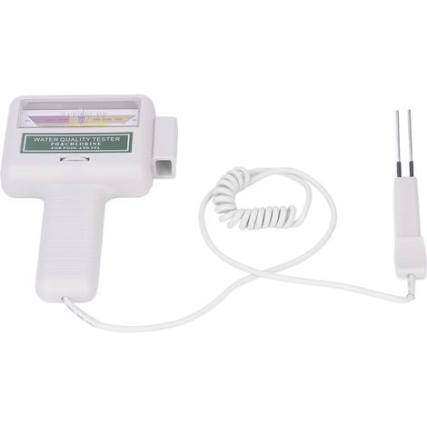 Tragbares digitales elektronisches Wasserqualitätsmessgerät mit pH- und Chloranalyse für Schwimmbäder und Whirlpools (1/5)